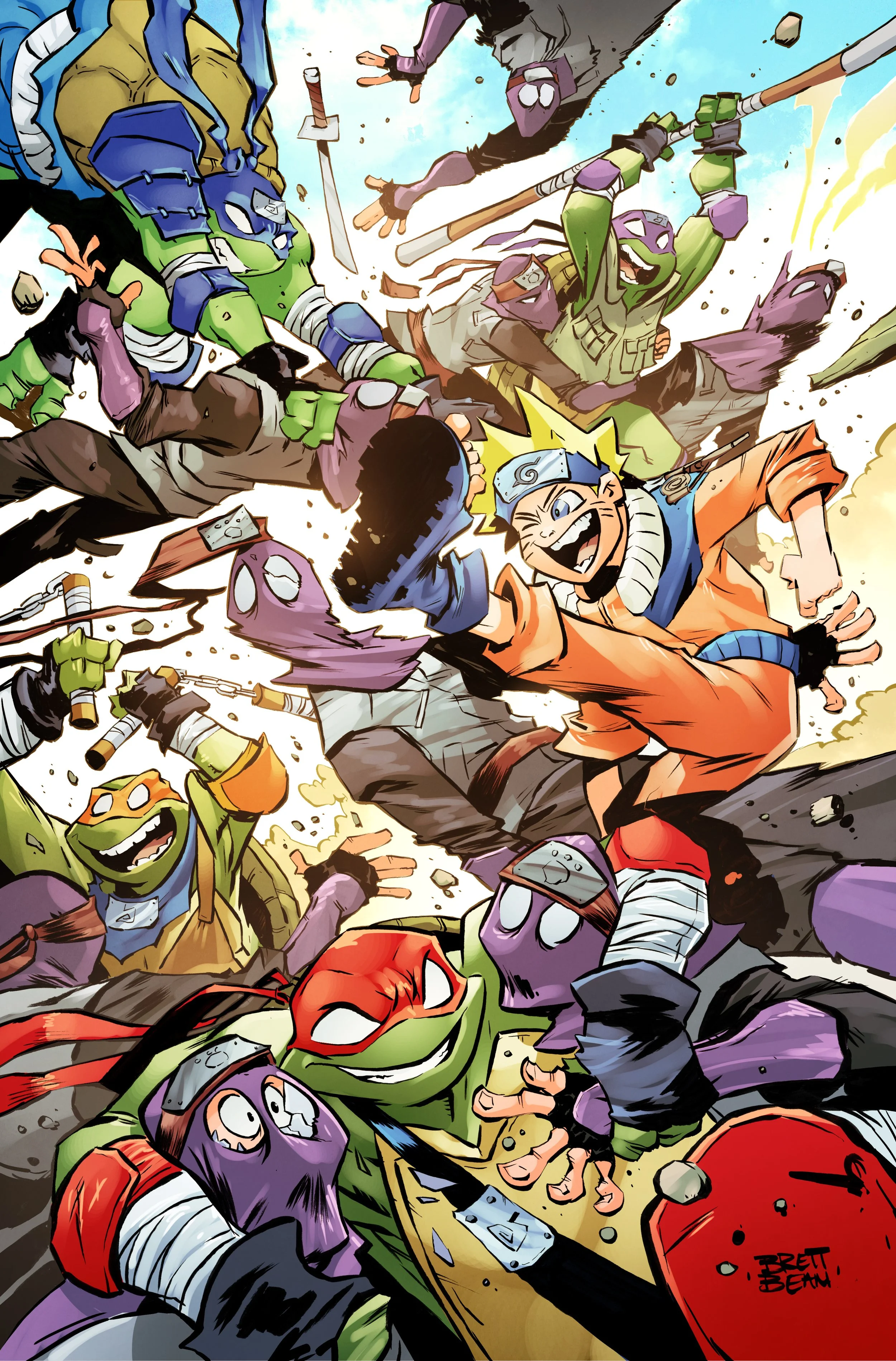 TMNT NARUTO — Brett Bean
